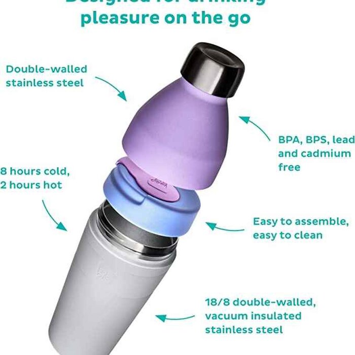 KeepCup Helix Kit Thermal Stainless Steel Reusable Cup L/16oz/454ml Bottle 22oz/660ml - Afterglow Fixed SizeProduct Thumbnail