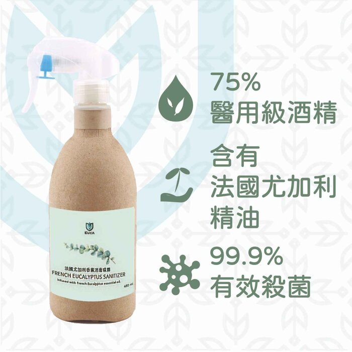EUCA French Eucalyptus Sanitizing Spray 480ml 480mlProduct Thumbnail
