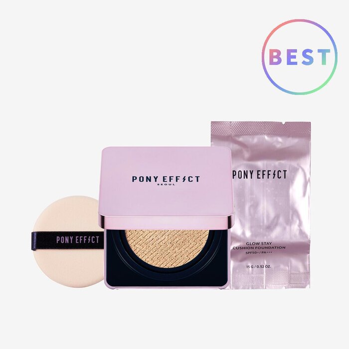 Pony Effect 極水透光氣墊粉餅 SPF50+/PA+++ (粉蕊15g*2) Fixed SizeProduct Thumbnail