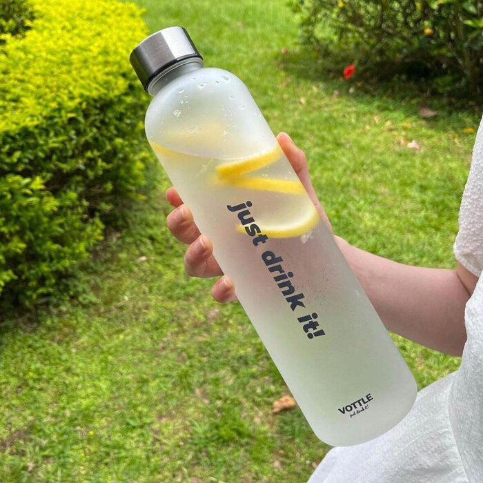 Vottle &quot;Just Drink it&quot; Time Bottle (White) 1pc｜1LProduct Thumbnail