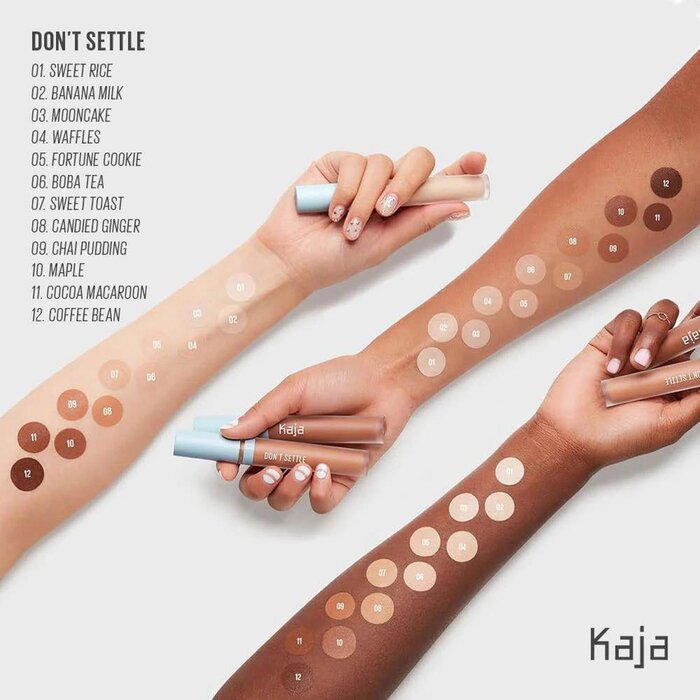 KAJA Beauty DON'T SETTLE Flexible & Seamless Concealer 6 shades are available (07 Sweet Toast) Picture ColorProduct Thumbnail