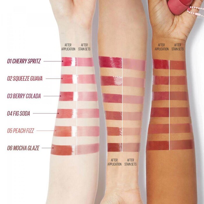 KAJA Beauty JELLY CHARM Lip & Blush Glazed Keychain Stain 6 shades are available (01 Cherry Spritz) Picture ColorProduct Thumbnail