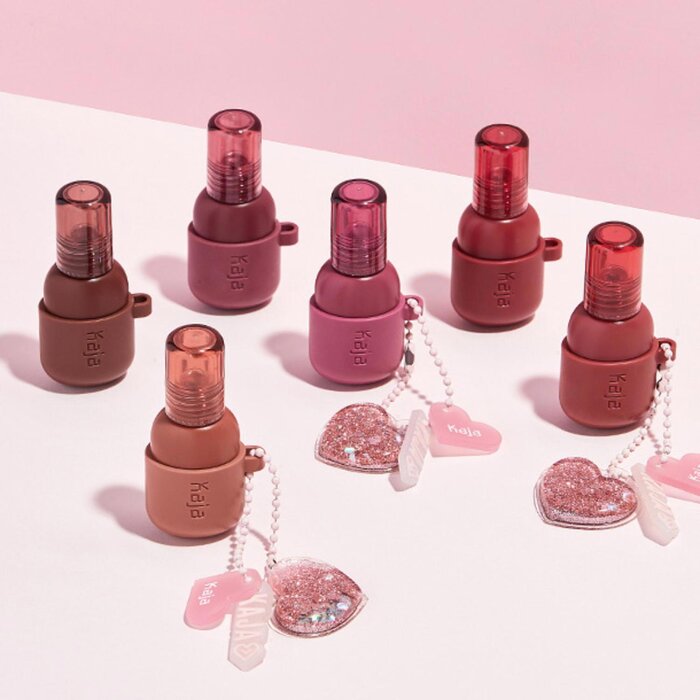 KAJA Beauty JELLY CHARM Lip & Blush Glazed Keychain Stain 6 shades are available (02 Squeeze Guava) Picture ColorProduct Thumbnail