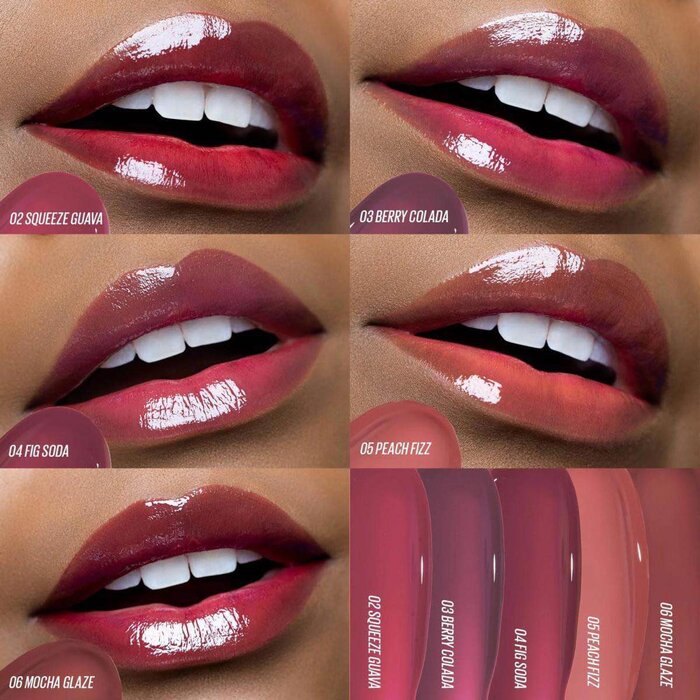 KAJA Beauty JELLY CHARM Lip & Blush Glazed Keychain Stain 6 shades are available (02 Squeeze Guava) Picture ColorProduct Thumbnail