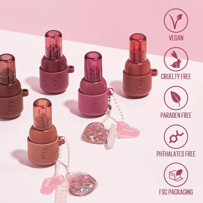 KAJA Beauty JELLY CHARM Lip & Blush Glazed Keychain Stain 6 shades are available (06 Mocha Glaze) Picture ColorProduct Thumbnail