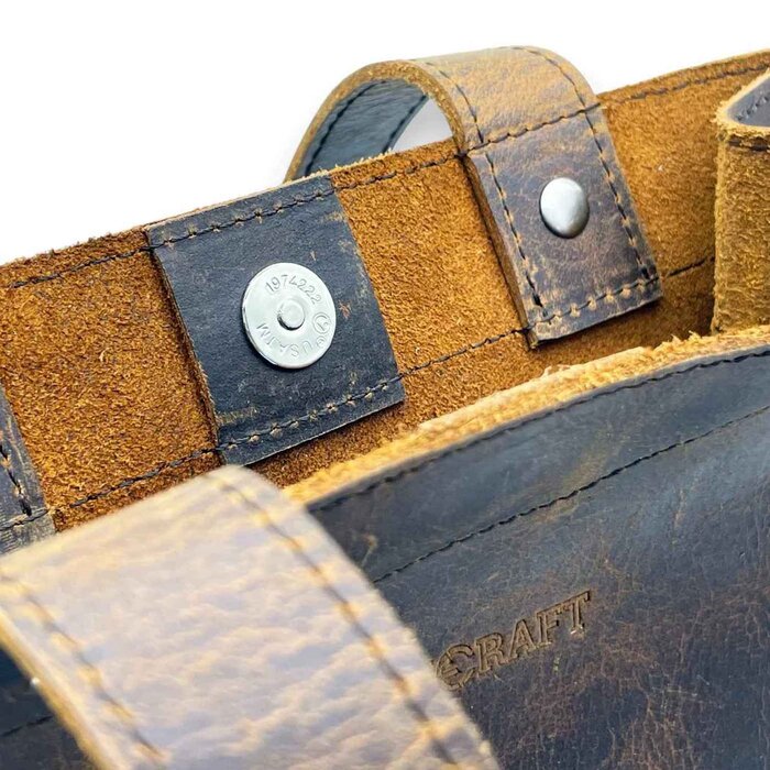Leatheraft Cain Distressed Leather Business Casual Tote Bag(Coffee) 23.5x11.5x29cmProduct Thumbnail