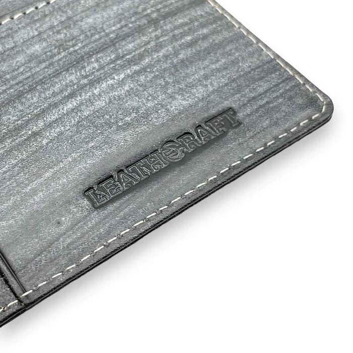 Leatheraft COOPER Business RFID Front Pocket Id Window Card Sleeve(Grey) 4.125&quot;x3.125&quot;Product Thumbnail