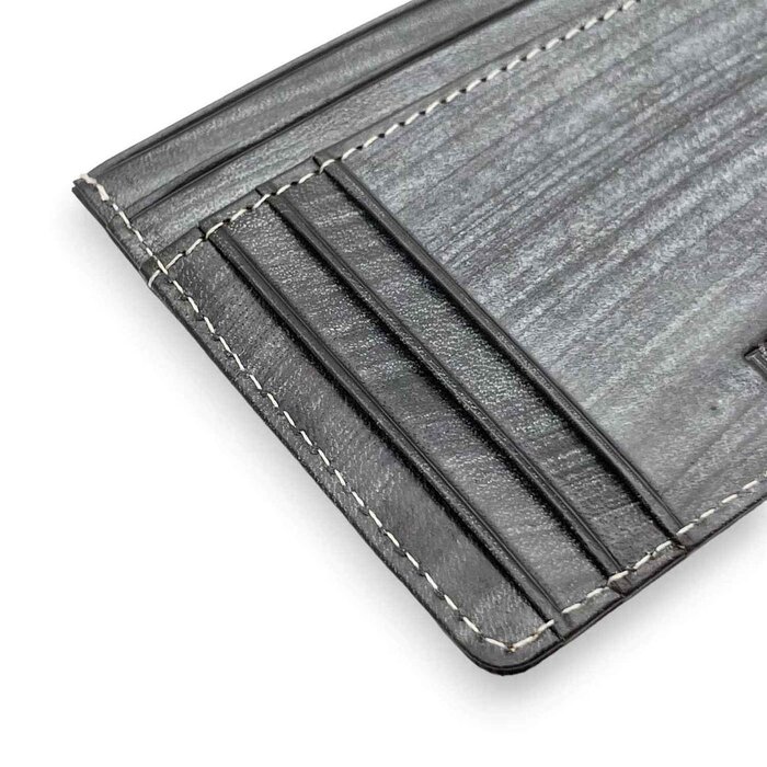 Leatheraft COOPER Business RFID Front Pocket Id Window Card Sleeve(Grey) 4.125&quot;x3.125&quot;Product Thumbnail
