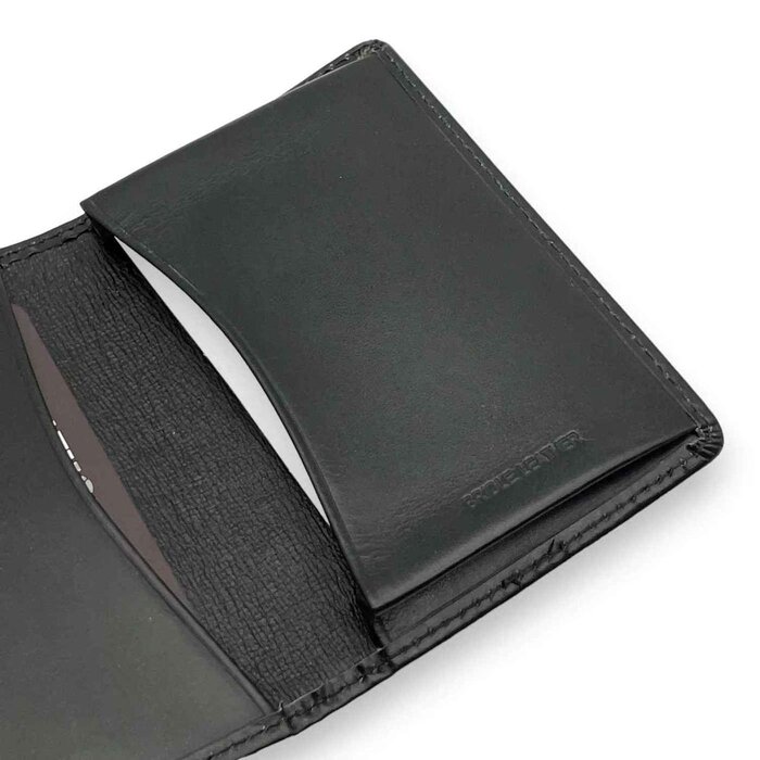 Leatheraft IRVIN Business Italian Bridle Leather Card Wallet / Case(black) 11.5x8cmProduct Thumbnail