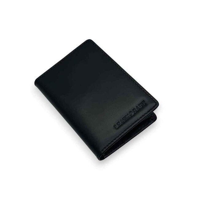 Leatheraft IRVIN Business Italian Bridle Leather Card Wallet / Case(black) 11.5x8cmProduct Thumbnail