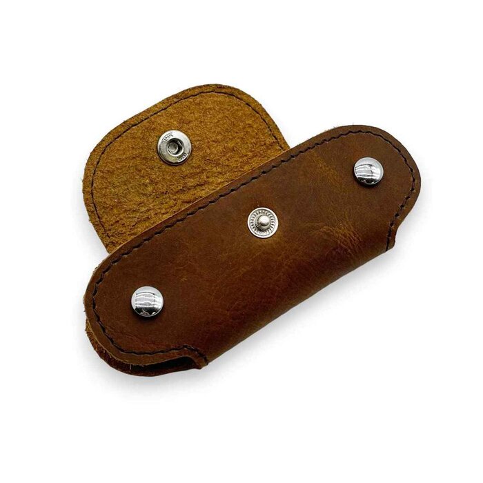 Leatheraft KAIRO Distressed Leather Business Key Cover(Coffee) 10x4cmProduct Thumbnail