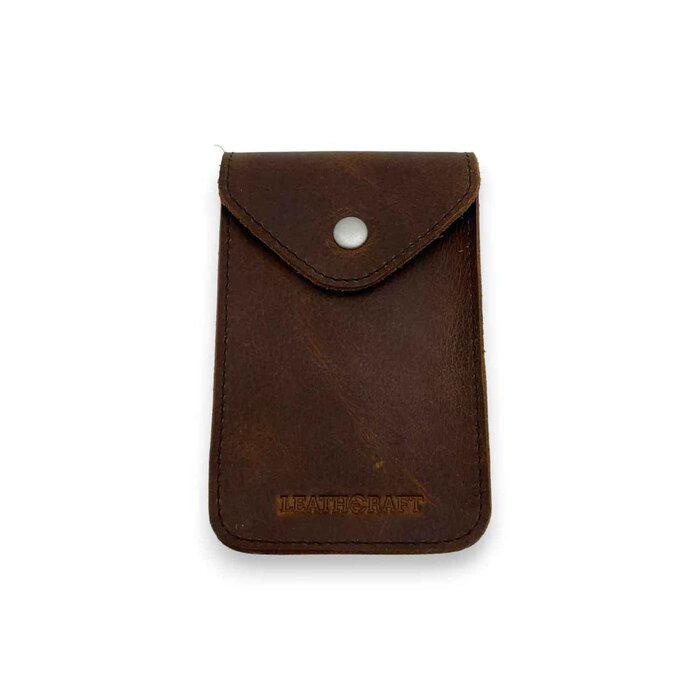 Leatheraft SETH Distressed Leather Business & Travel Pouch(Coffee) 12x7.5x2.7 cmProduct Thumbnail