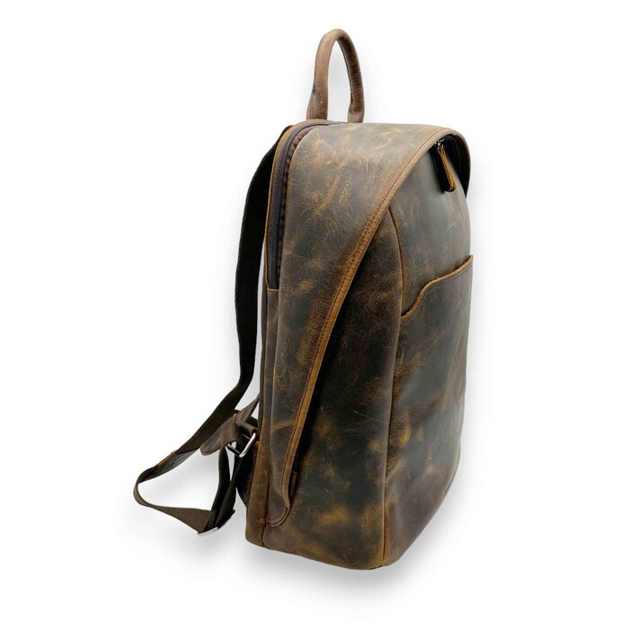 Leatheraft DARIUS 商務瘋馬皮革 RFID 企業家背囊(啡色) 52x36x20cmProduct Thumbnail