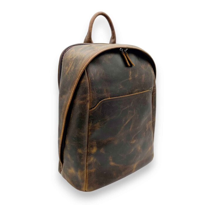 Leatheraft DARIUS 商務瘋馬皮革 RFID 企業家背囊(啡色) 52x36x20cmProduct Thumbnail