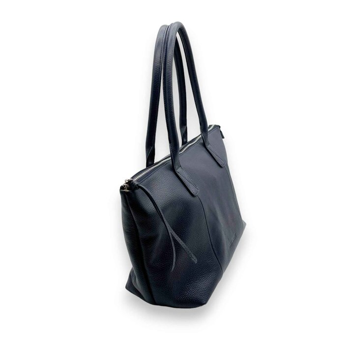 Leatheraft SHILOH Pebbled Grain Cowhide Casual RFID Shoulder Bag(Navy) 42x26x14cmProduct Thumbnail