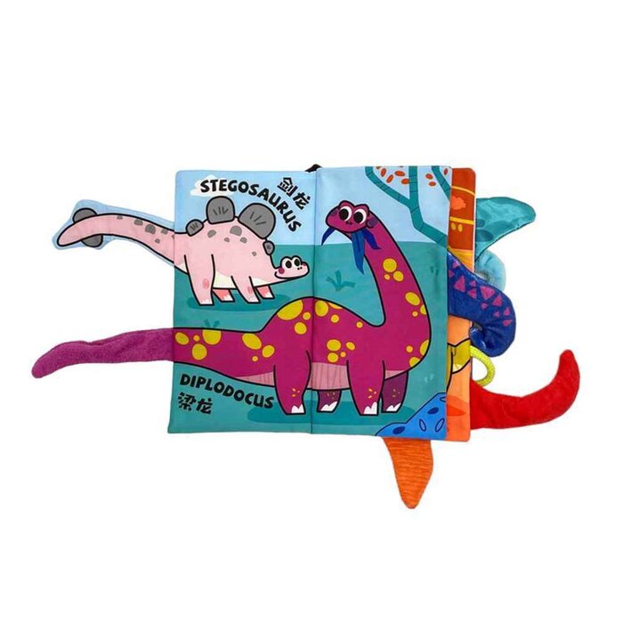 Kidrise Beiens Three-dimensional 3D Early Education Enlightenment Baby Cloth Book (Dinosaurs) 11x20cmProduct Thumbnail