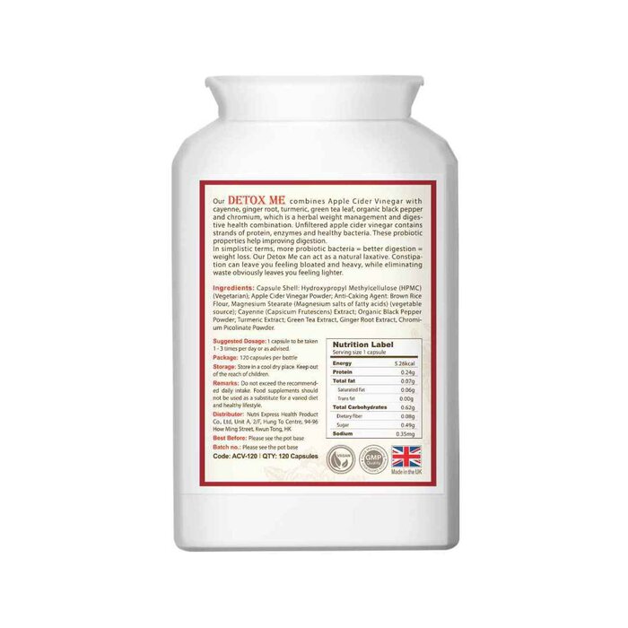 Blossom Detox Me果醋排毒 120 capsulesProduct Thumbnail