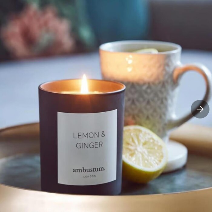 Ambustum Ambustum Lemon & Ginger Scented Candle Fixed SizeProduct Thumbnail