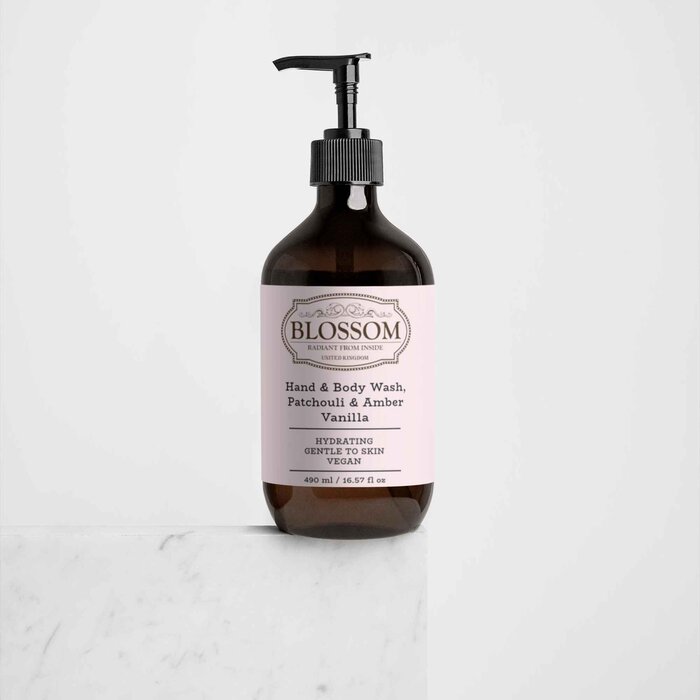 Blossom Blossom Hand & Body Wash, Patchouli & Amber Vanilla, Designed from the UK Fixed SizeProduct Thumbnail