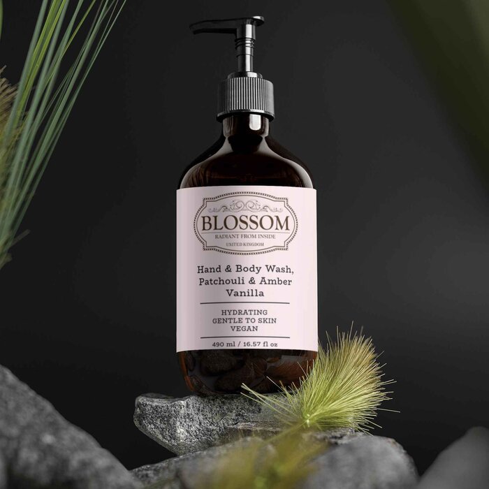 Blossom Blossom Hand & Body Wash, Patchouli & Amber Vanilla, Designed from the UK Fixed SizeProduct Thumbnail