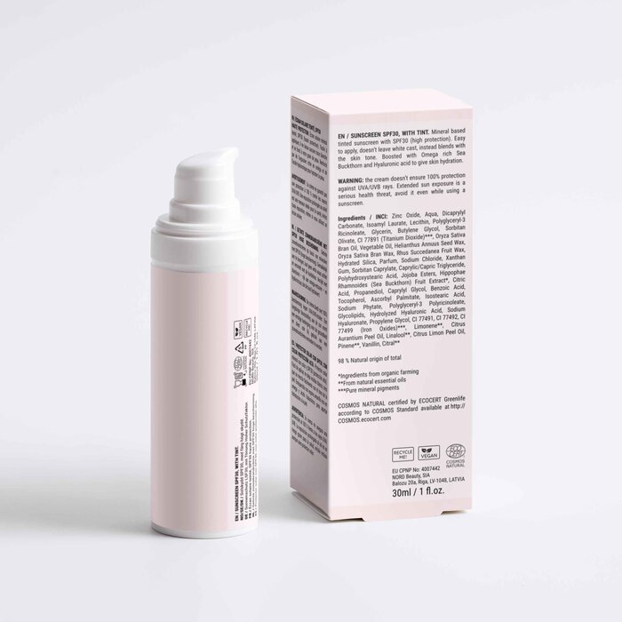Blossom Blossom Sunscreen SPF30, with tint, designed from the UK Fixed SizeProduct Thumbnail