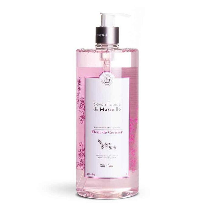 La Maison du Savon de Marseille 馬賽皂之家 法國橄欖油馬賽皂皂液1L – 櫻花 Fixed SizeProduct Thumbnail