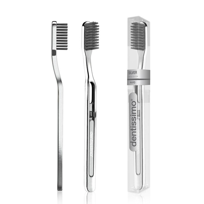 デンティッシモ dentissimo (Premium Series) Silver Hard Toothbrush (40g) Fixed SizeProduct Thumbnail