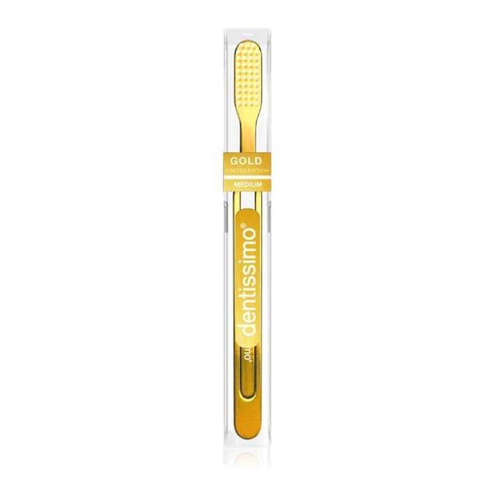 dentissimo (Premium Series) Gold Medium Toothbrush (40g) Fixed SizeProduct Thumbnail