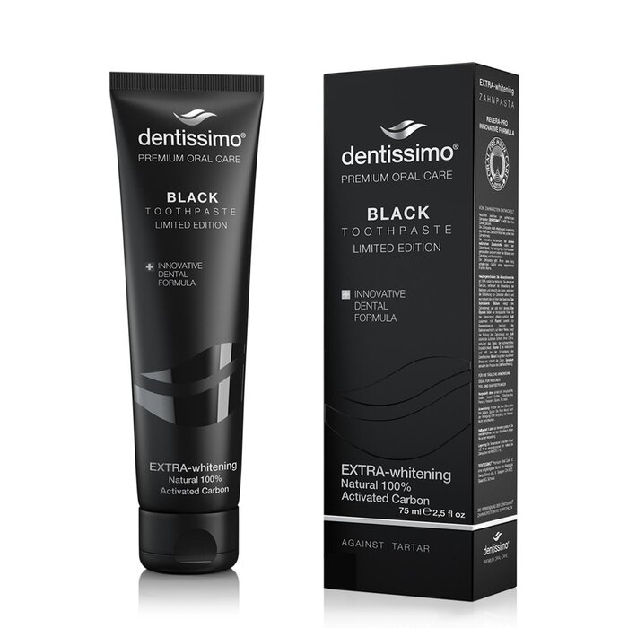 デンティッシモ dentissimo Extra-Whitening Black Toothpaste (75ml) 75mlProduct Thumbnail
