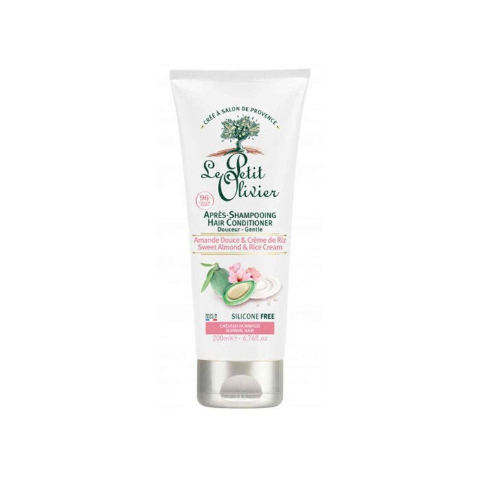 Le Petit Olivier Sweet Almond & Rice Cream Hair Conditioner - Normal Hair 200ml Fixed SizeProduct Thumbnail