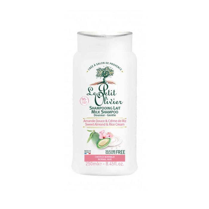 Le Petit Olivier Sweet Almond & Rice Cream Milk Shampoo - Normal Hair 250ml Fixed SizeProduct Thumbnail