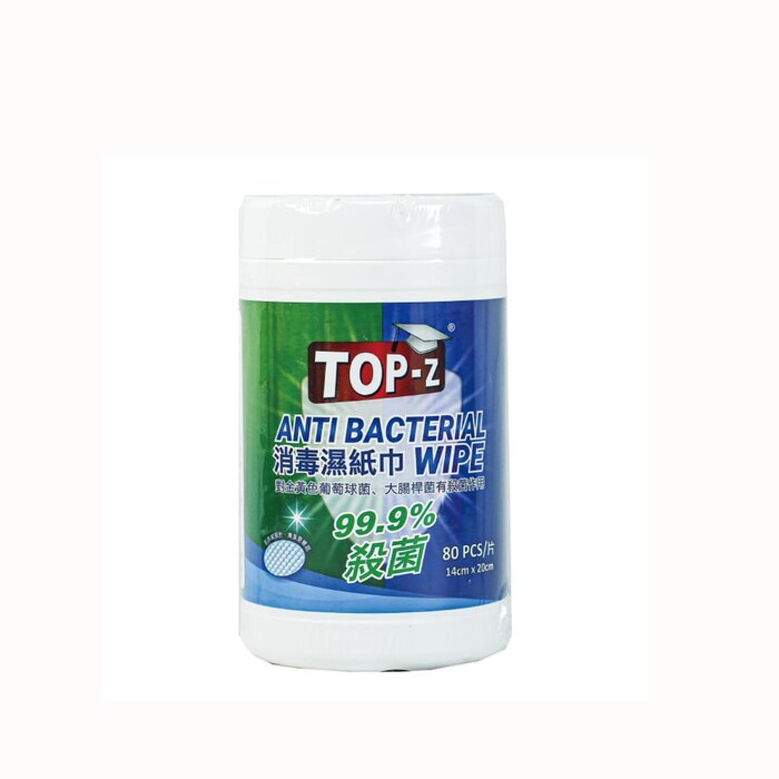 TOP-Z TOP-Z Anti Bacterial Wipe 80 pcs 420x320x370Product Thumbnail