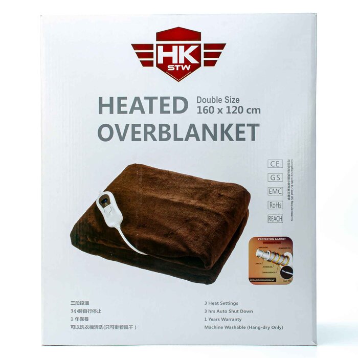 HKSTW HKSTW Heating underblanket Double（Brown） Fixed SizeProduct Thumbnail