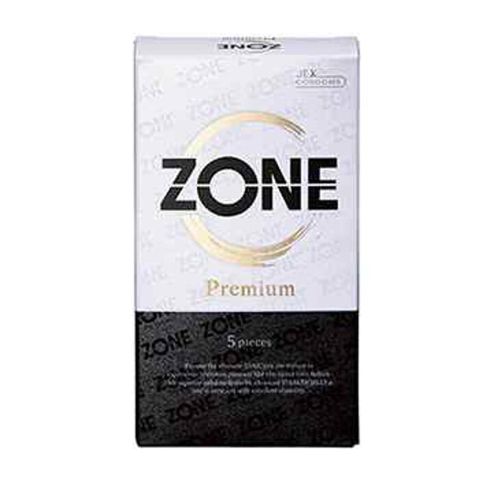 Jex JEX ZONE Premium Stealth Jelly Condom (5Pcs) Fixed SizeProduct Thumbnail