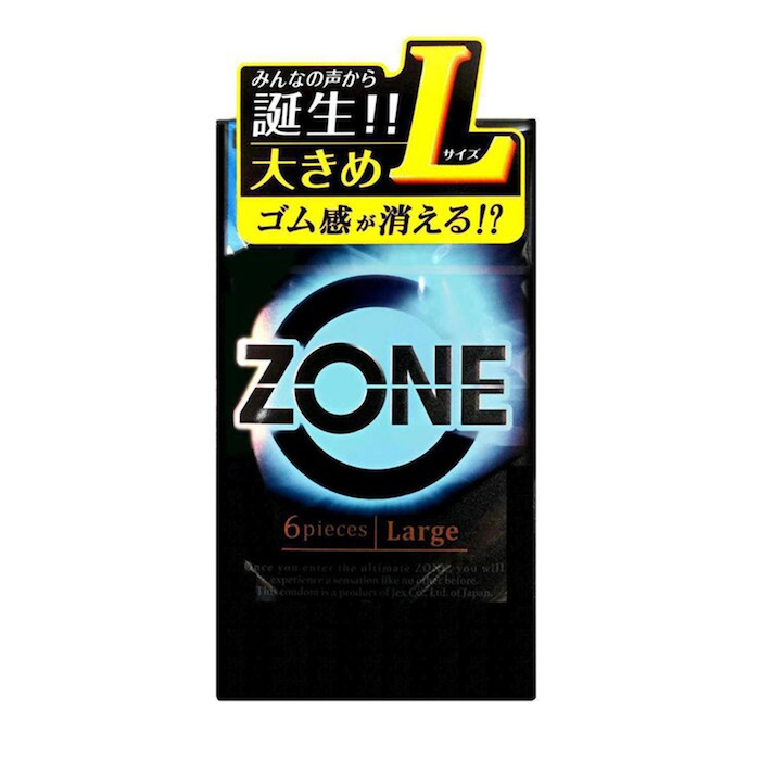 젝스 Jex JEX ZONE Stealth Jelly Condom Large (6Pcs) Fixed SizeProduct Thumbnail