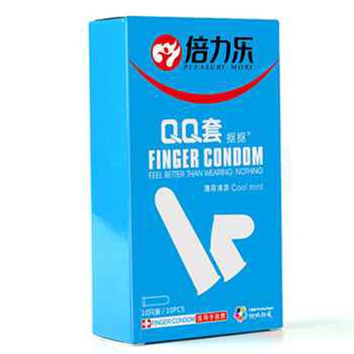 HK-BDSM HK-BDSM QQ手指套薄荷清涼(薄荷味) Fixed SizeProduct Thumbnail