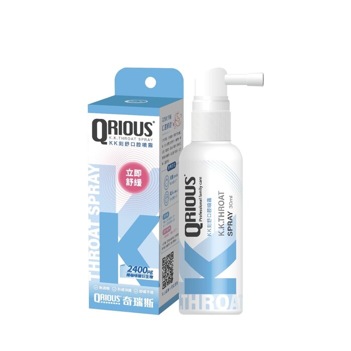 QRIOUS® QRIOUS® 奇瑞斯KK刻舒口腔噴霧 - 水蜜桃風味 Fixed SizeProduct Thumbnail