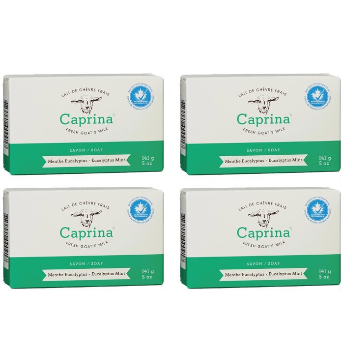Caprina Fresh Goat Milk Soap - Eucalyptus Mint (4 pcs) 141gx4Product Thumbnail