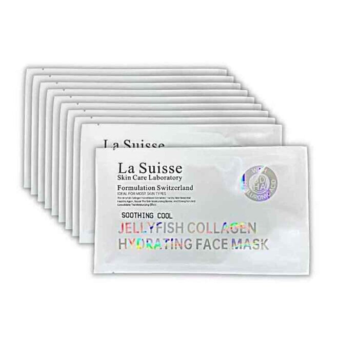 La Suisse 舒緩鎮靜急救水份膠原蛋白面膜 40ml x 10pcsProduct Thumbnail
