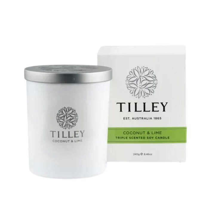 TILLEY Coconut & Lime Soy Candle 240GProduct Thumbnail