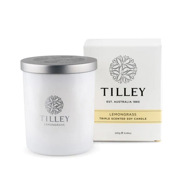 TILLEY Lemongrass Soy Candle 240GProduct Thumbnail