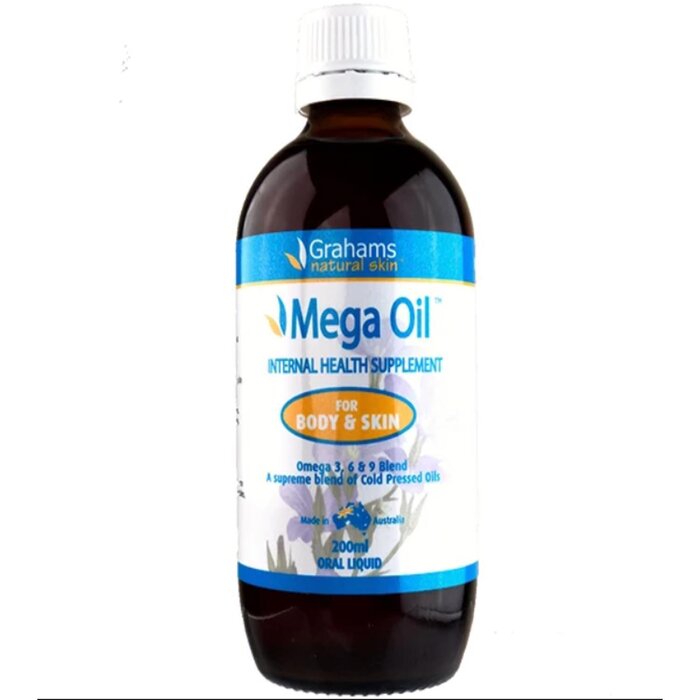 Grahams Natural Alternatives Mega Oil 200ml fixed sizeProduct Thumbnail