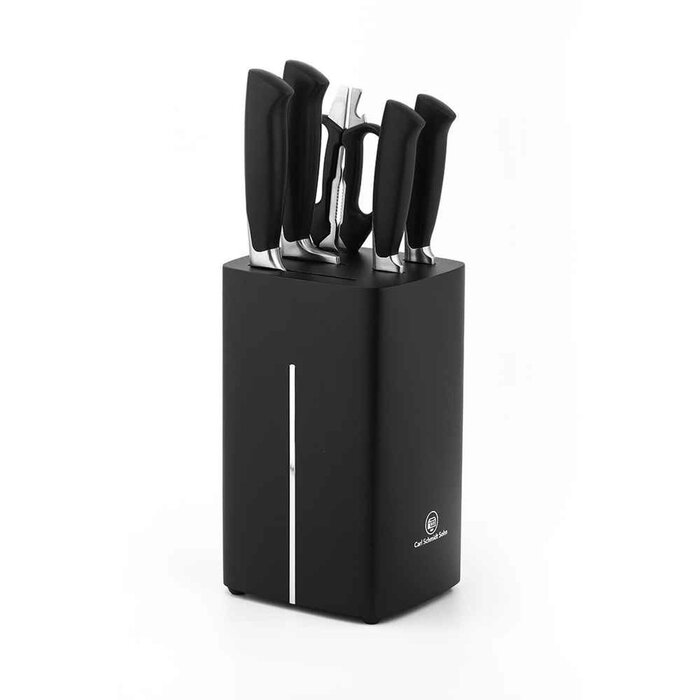 Carl Schmidt Sohn 6pcs Knife set with Wooden Knife Block(Black) 6pcsProduct Thumbnail