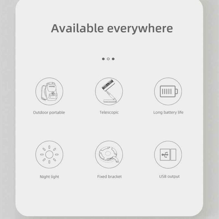 Family Club Plus Folding Extendable Telescopic Fan FS01 White (Desktop and Floor available) Fixed SizeProduct Thumbnail