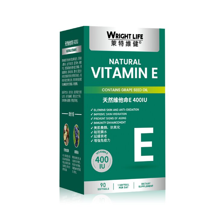 라이트 라이프 Wright Life Natural Vitamin E 90 粒Product Thumbnail