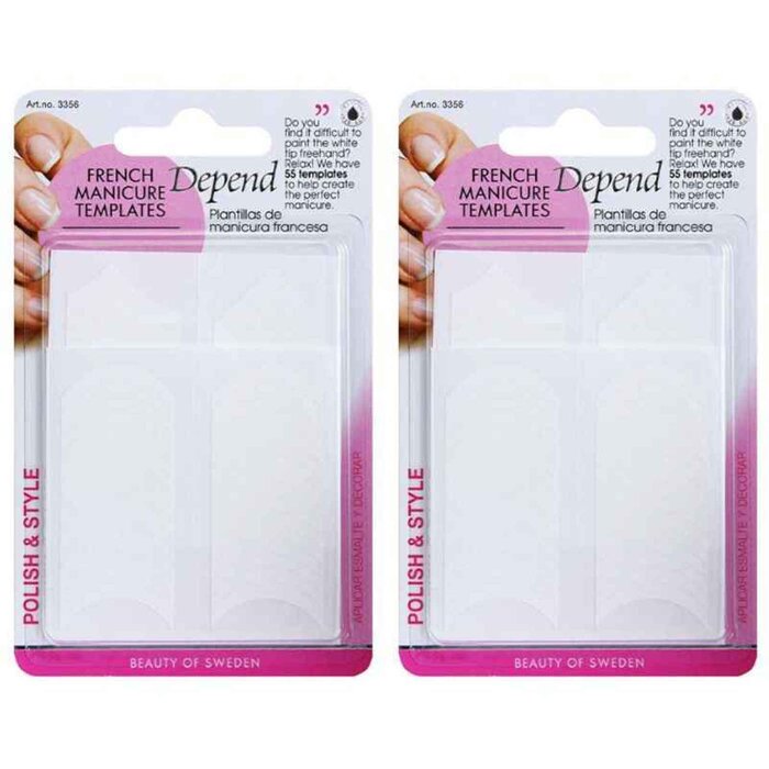DEPEND COSMETIC PT French Manicure Templates (55PCs) Fixed SizeProduct Thumbnail