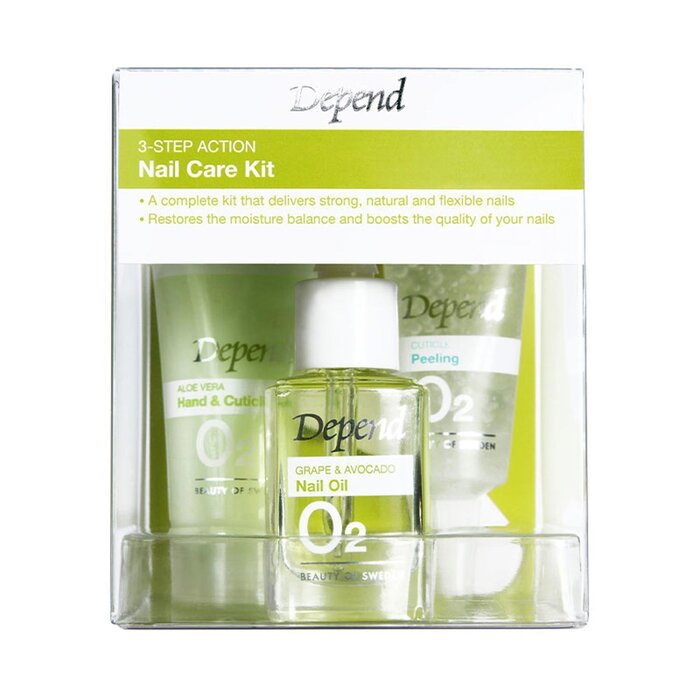 DEPEND COSMETIC O2 3 Step Action Nail Care Kit Fixed SizeProduct Thumbnail