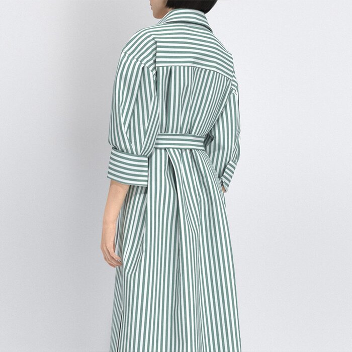 MEA Belted Poplin Shirt Dress (Delivery Time 14-21 days) MProduct Thumbnail