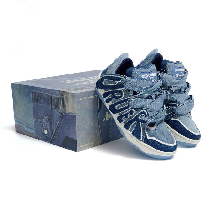 OLD ORDER GROUND ZERO x OLD ORDER SKATER 001 LIMITED SNEAKER DENIM BLUE 40Product Thumbnail