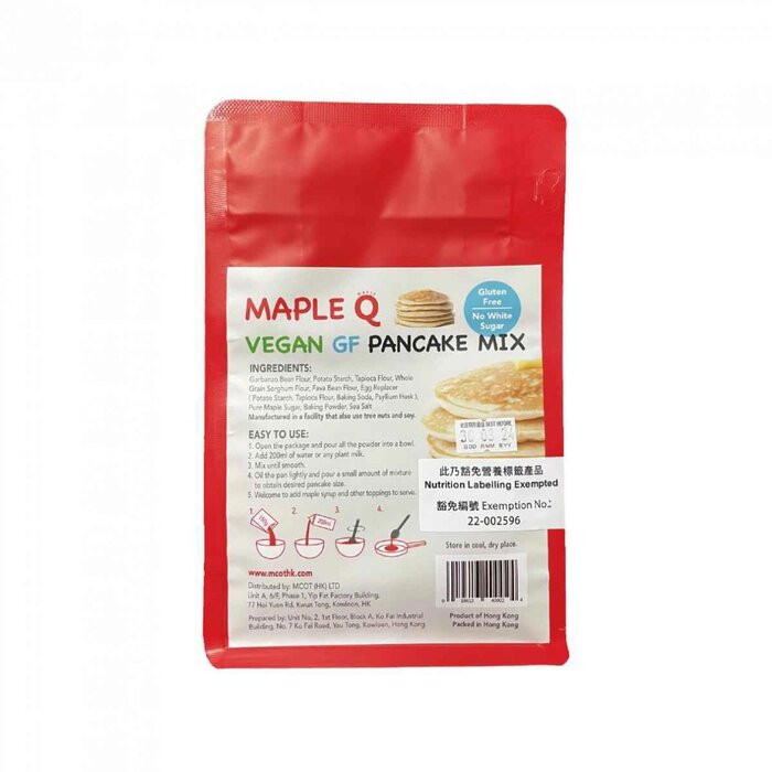 Maple Q 無麩質純素楓糖預拌鬆餅粉 150g 150gProduct Thumbnail